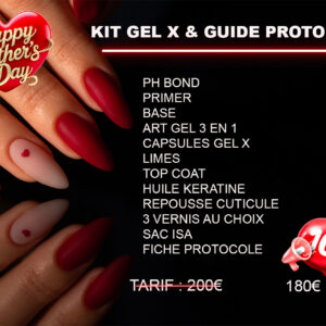 KIT GEL X + GUIDE PROTOCOLE "SPECIAL OFFER"